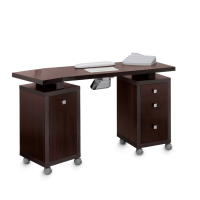 Table Manicure Square Double Vented Wenge